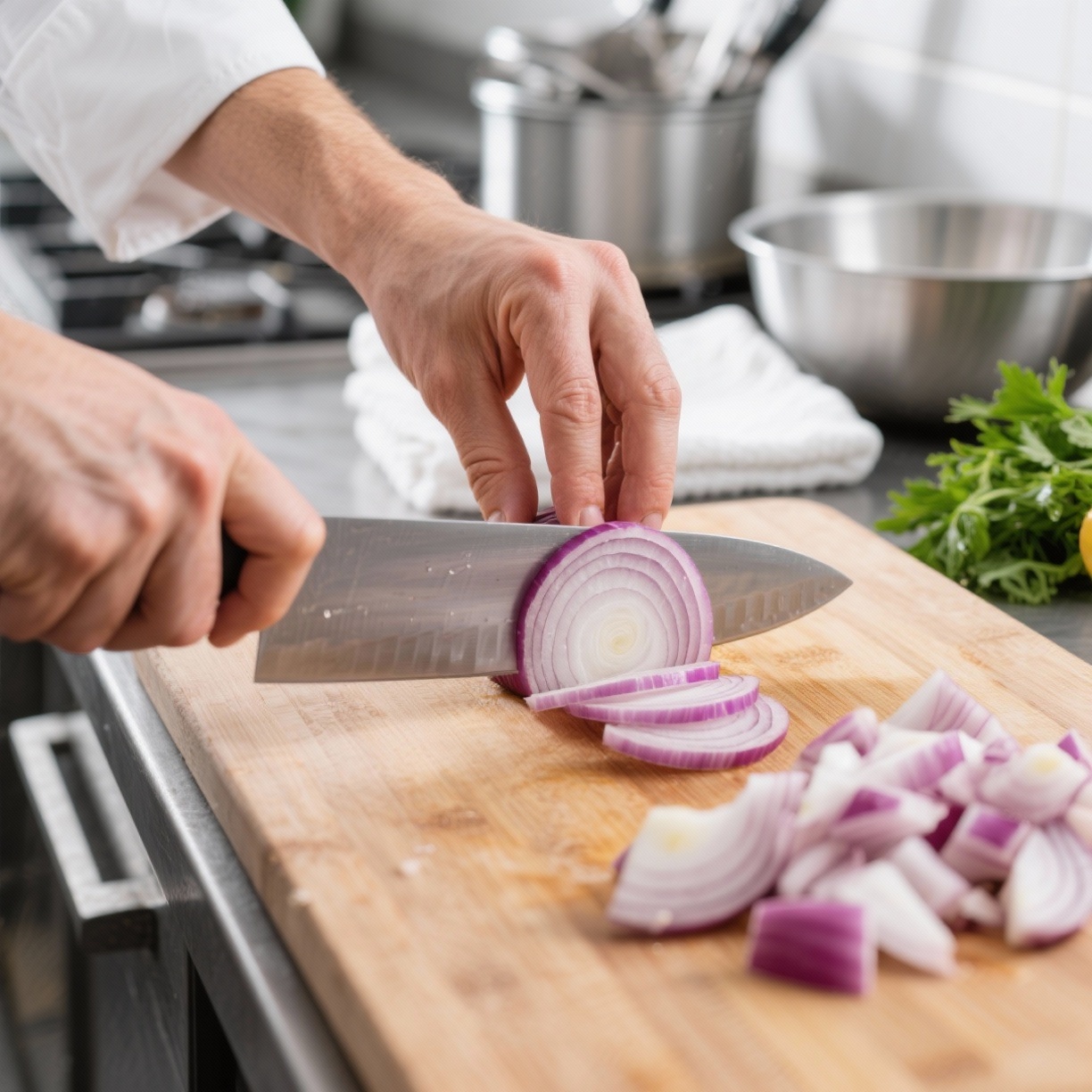 A Verdade Sobre Cortar Cebola: Técnicas Profissionais e Erros Comuns