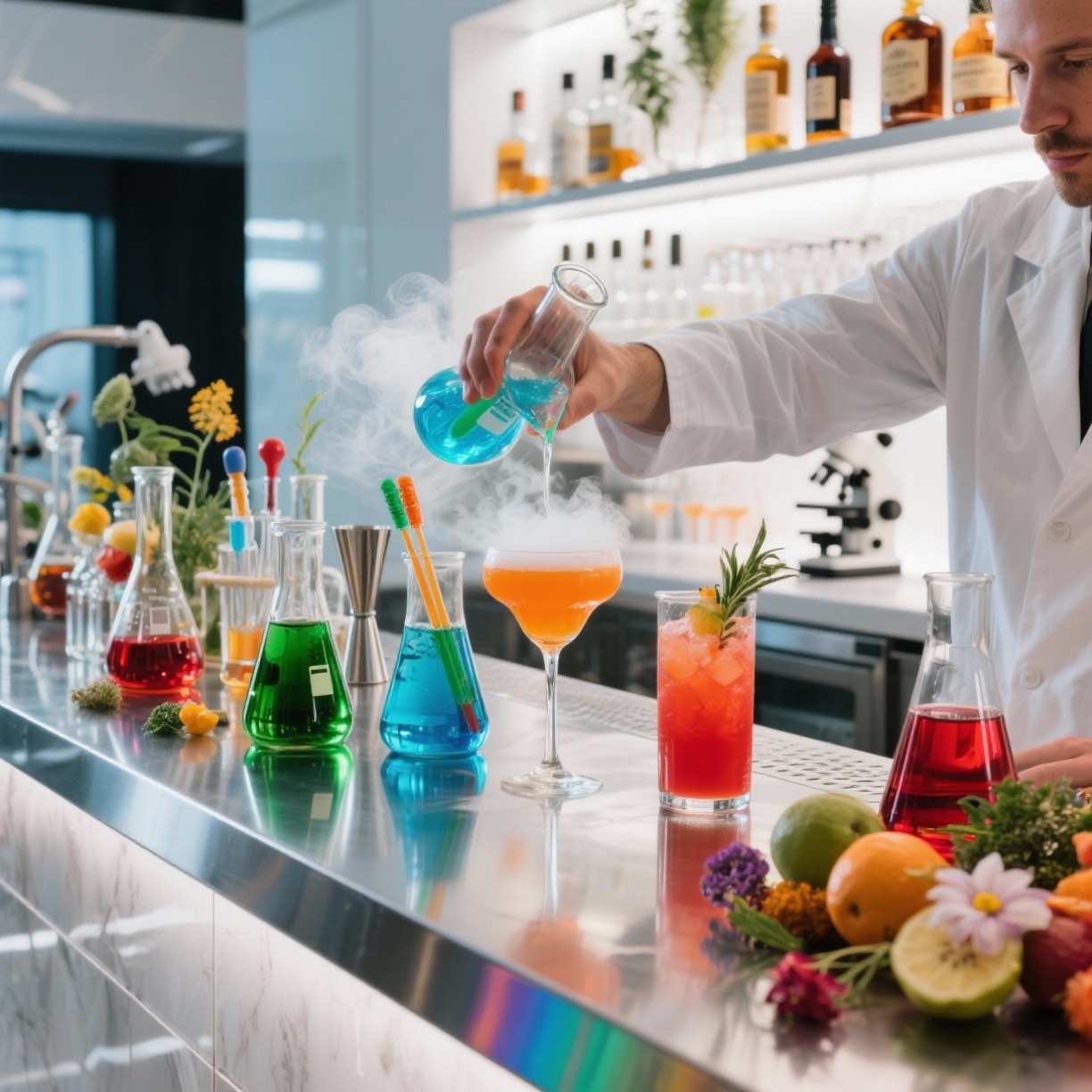 Laboratório de Sabores Líquidos: Criações Inusitadas para Beber