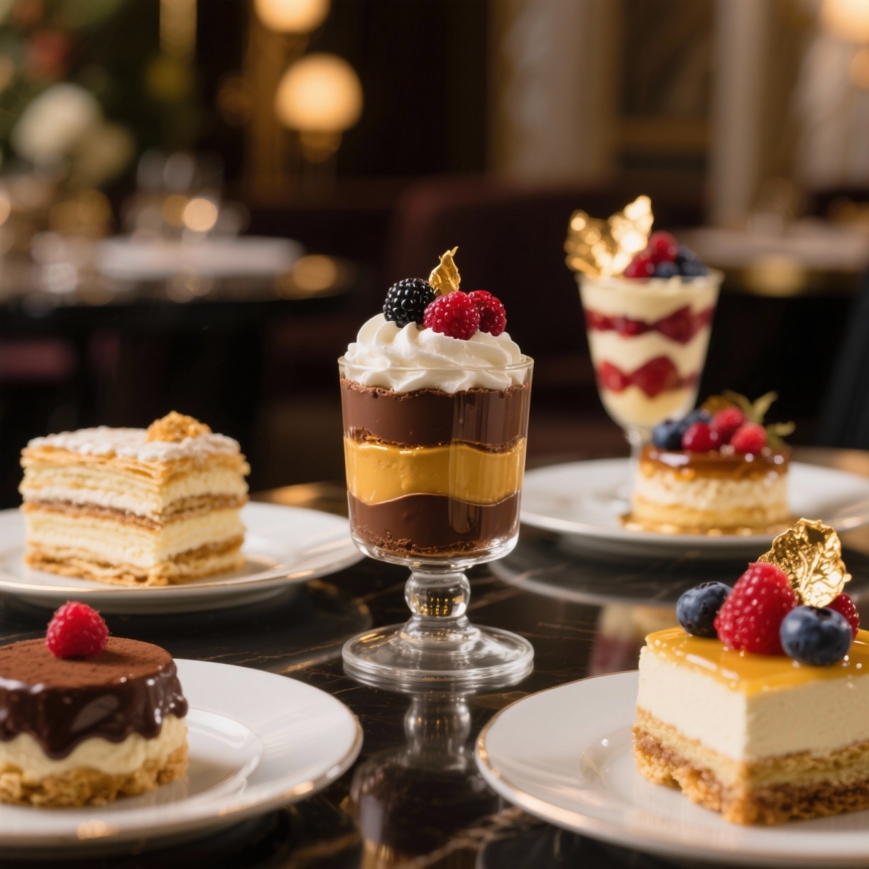 Luxo em Camadas: Sobremesas Irresistíveis Que Surpreendem no Primeiro Garfo