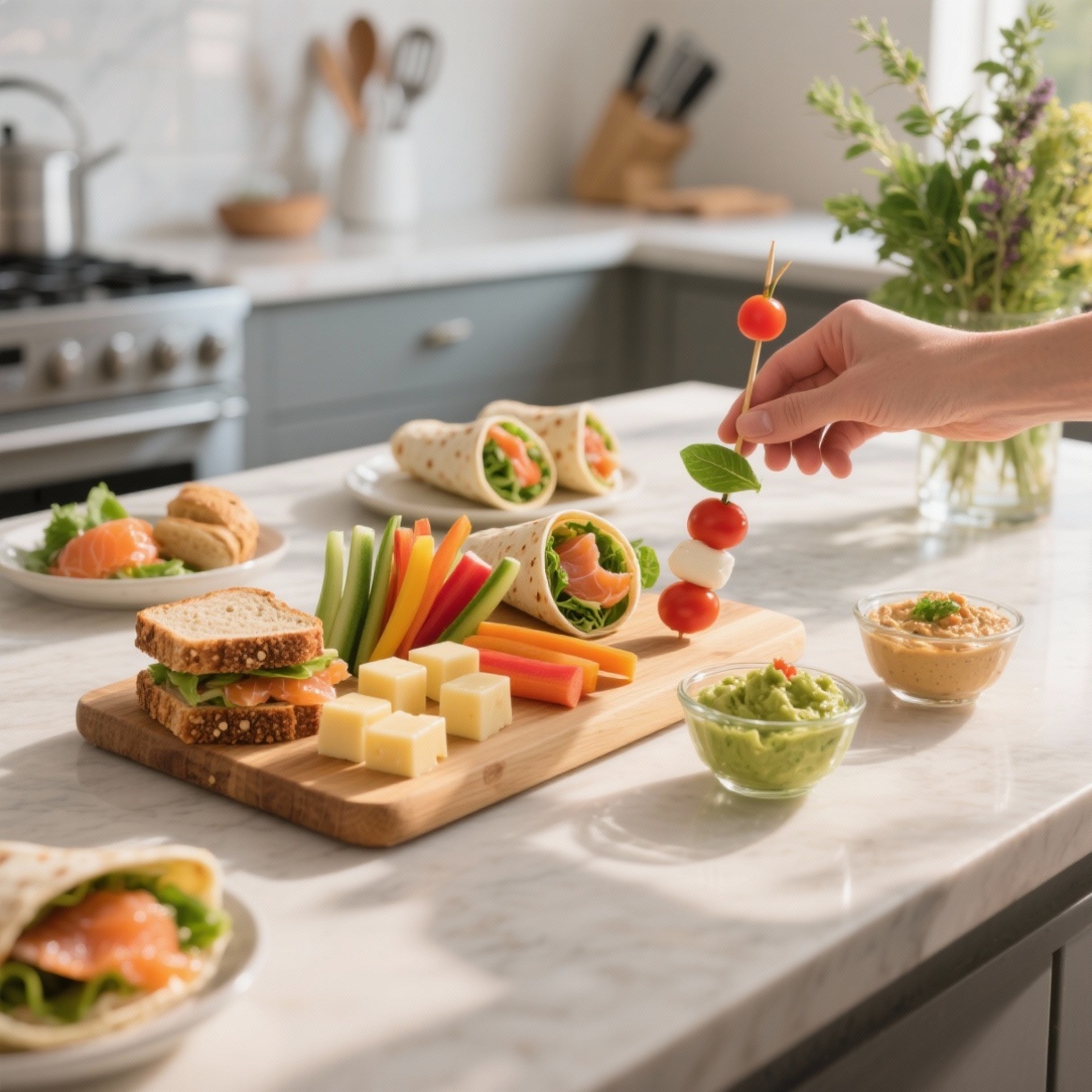 Praticidade no Paladar: Ideias Criativas para Lanches e Petiscos Rápidos